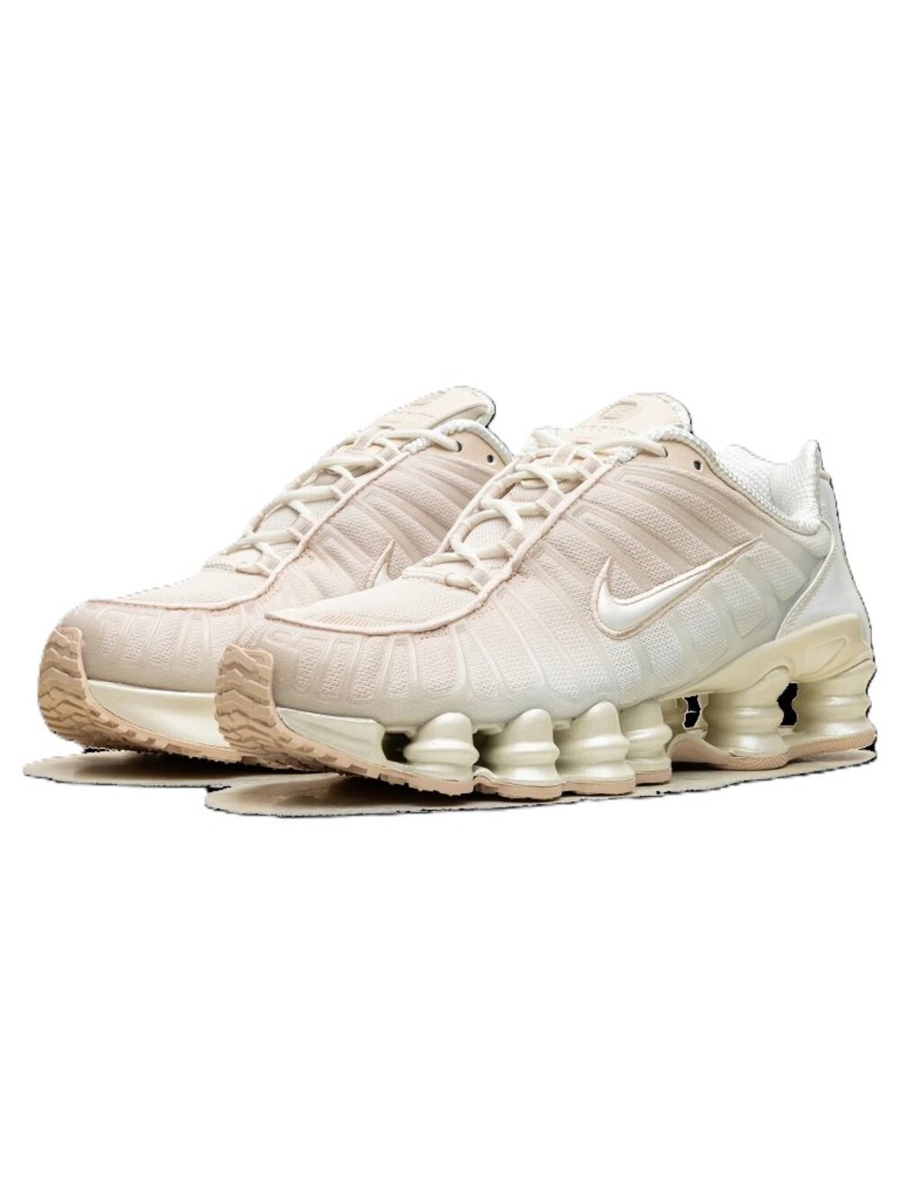 New Women's Nike Shox TL Running Shoes Size 10 Pearl White/Particle Pink $180